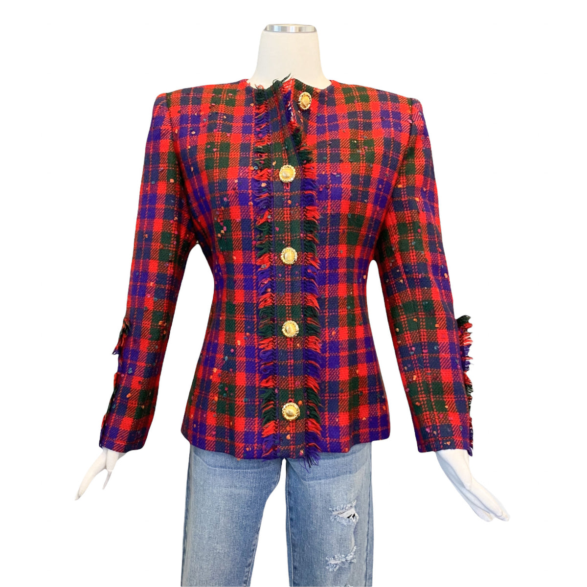 Vintage Givenchy Plaid Jacket – Always, Elizabeth